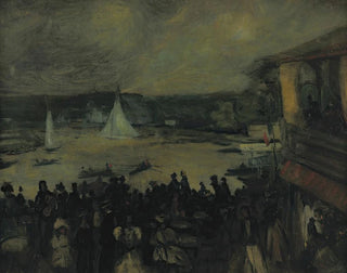 Bateaux à voile à Paris - William James Glackens — näkymä teoksesta