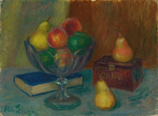 luonnonkuvaus japanilaisella laatikolla - William James Glackens — näkymä teoksesta