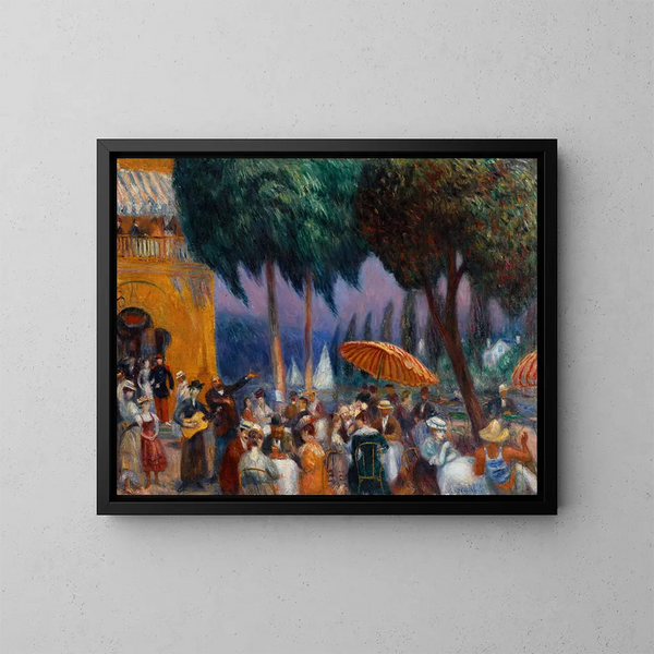 Sunnuntai Marne-joen rannalla - William James Glackens — kehystetty taideteos seinällä