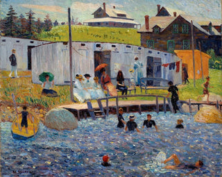 Vedenottovuoro, Chester, Nova Scotia - William James Glackens — näkymä teoksesta