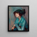 La Brune - William James Glackens — kehystetty taideteos seinällä