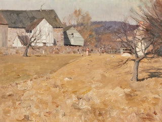 Nourrir les poules - William Langson Lathrop — näkymä teoksesta