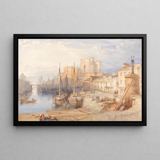 William Leighton Leitch - Castletown Harbour Isle of Man.webp