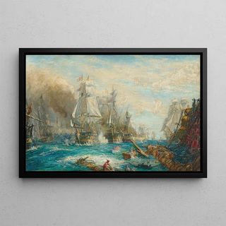 William Lionel Wyllie - Study for The Battle of Trafalgar 21 October 1805.webp