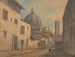 Yksi katu Firenzeen kanssa Duomo ja Campanile taustalla - William Marlow — näkymä teoksesta