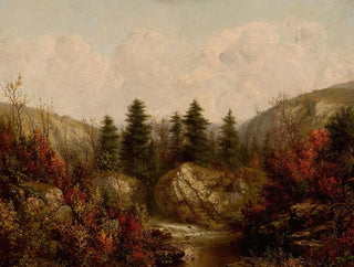William Mason Brown - River through an Autumn Forest.webp
