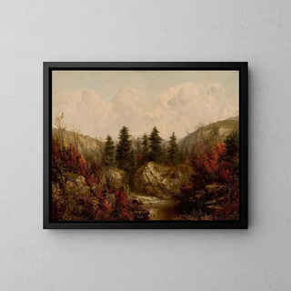 William Mason Brown - River through an Autumn Forest.webp