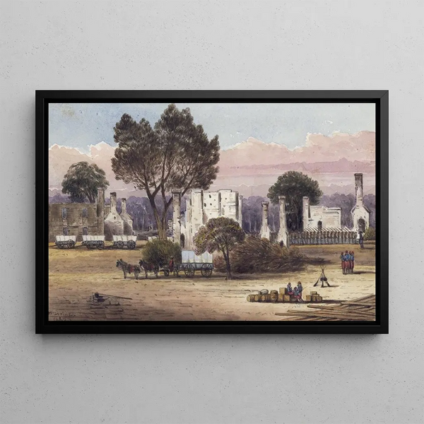 William McIlvaine - The ruins of Hampton Va.webp