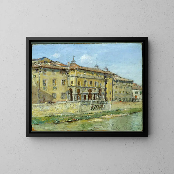 Florence - William Merritt Chase — kehystetty taideteos seinällä