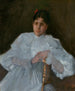 Fille en blanc - William Merritt Chase — näkymä teoksesta