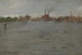 Brooklynin satama-alueen kohtaus - William Merritt Chase — näkymä teoksesta