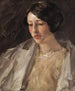 Esther M. Groome - William Merritt Chase - maalaus — näkymä teoksesta