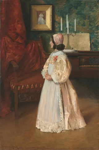 William Merritt Chase - Portrait of My Daughter Alice.webp