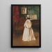 Alice-tytön muotokuva - William Merritt Chase — kehystetty taideteos seinällä