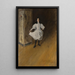 Taiteilijan Dorothy-tytön muotokuva - William Merritt Chase — kehystetty taideteos seinällä