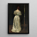 17. vuosisadan nainen - William Merritt Chase — kehystetty taideteos seinällä