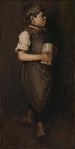 Poika, joka viheltää - William Merritt Chase — näkymä teoksesta