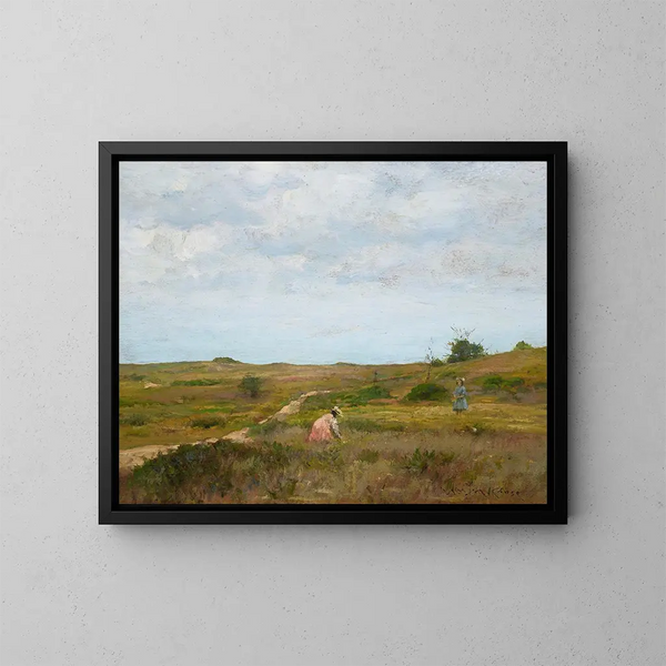 Sans titre, Shinnecock Hills, Long Island - William Merritt Chase — kehystetty taideteos seinällä