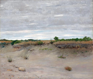 Sables balayés par le vent - William Merritt Chase — näkymä teoksesta