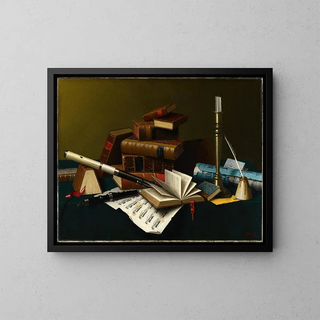 William Michael Harnett - Music and Literature.webp