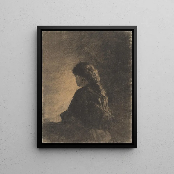 William Morris Hunt - Seated Girl.webp
