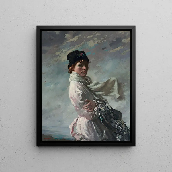 William Orpen - In Dublin Bay Portrait of the Artists Wife.webp