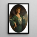 Mary Lady Gerardin vihreässä mekossa - William Orpen — kehystetty taideteos seinällä