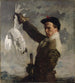 William Orpenin "Le lagopède mort: un autoportrait" — näkymä teoksesta