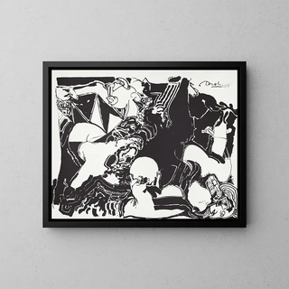 Exposition - William Pachner — kehystetty taideteos seinällä