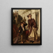 Le balayeur de passage - William Powell Frith — kehystetty taideteos seinällä