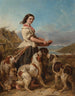 William Powell Frithin Maalaus Metsähoitajan tyttö - William Powell Frith — näkymä teoksesta