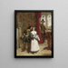 La fille des puritains - William Powell Frith — kehystetty taideteos seinällä