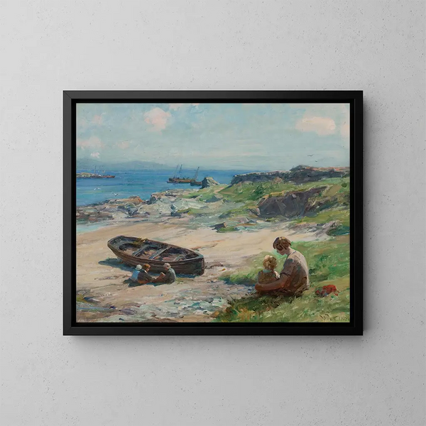 Baie de Portrigh, Carradale - William Pratt — kehystetty taideteos seinällä
