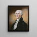 George Washington - William Russell Birch — kehystetty taideteos seinällä