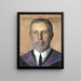 Arthur T. Hadley B. A. 1876 Yale-yliopiston puheenjohtaja 1899-1921 - William Sergeant Kendall — kehystetty taideteos seinällä