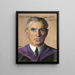 Frederick S. Jones B. A. 1884 Yale Collegin johtaja 1909 - William Sergeant Kendall — kehystetty taideteos seinällä