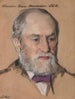 Simeon Eben Baldwinin maalaus B. A. 1861 Oikeuden professori 1872–1912 Connecticutin kuvernööri - William Sergeant Kendall — näkymä teoksesta