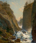 Vuoristomaalaus vesiputouksella - William Stanley Haseltine — näkymä teoksesta