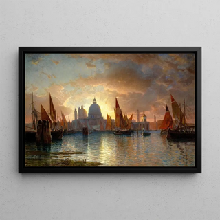 William Stanley Haseltine - Santa Maria della Salute Sunset.webp