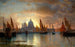 Santa Maria della Salute -maalaus auringonlasku - William Stanley Haseltine — näkymä teoksesta