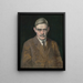 Autoportraatti - William Strang — kehystetty taideteos seinällä