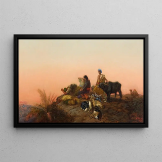 William Strutt - Jerusalem pilgrims.webp