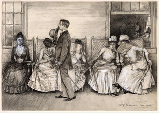 William Thomas Smedley - A Late Arrival.webp
