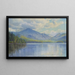 Lake Placid, Adirondack-vuoret - William Trost Richards — kehystetty taideteos seinällä