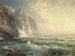 William Trost Richardsin Cornwallin myrskyisistä kallioista ja merestä - Reproduktion — näkymä teoksesta