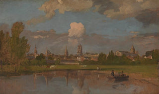 William Turner of Oxford - Oxford from the River with Christ Church in the Foreground.webp