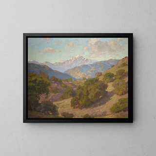 Mont San Antonio - William Wendt — kehystetty taideteos seinällä