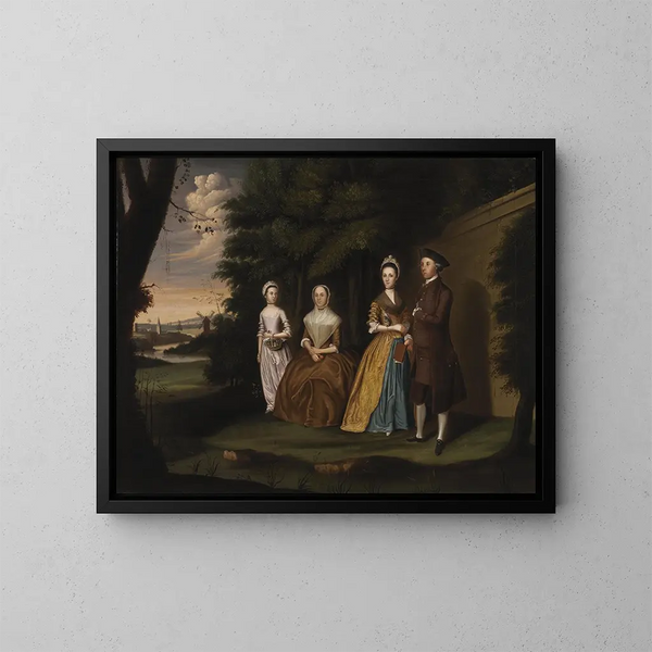 La famille Wiley - William Williams — kehystetty taideteos seinällä