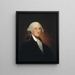 George Washington - William Winstanley — kehystetty taideteos seinällä