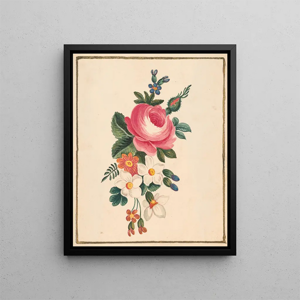 William Wood Thackara - Arrangement of a peony with other flowers.webp